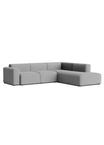 Mags Sofa Corner Combination 2 Low Armrest mit Armlehne rechts Hay Stoff Steelcut Trio 133