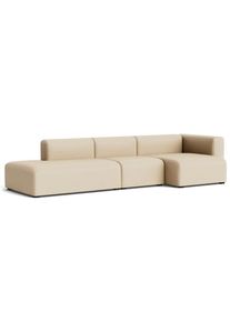 Mags Sofa 3-Sitzer Combination 4 mit Armlehne rechts Hay Stoff Hallingdal 220