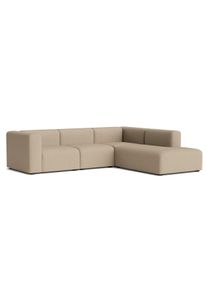 Mags Sofa Corner Combination 2 mit Armlehne rechts Hay Stoff Maglia warmgrau