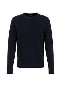 WE Fashion Pullover Herren, dunkelblau, Größe L