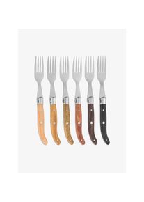 Laguiole Claude Dozorme Steakgabel braun