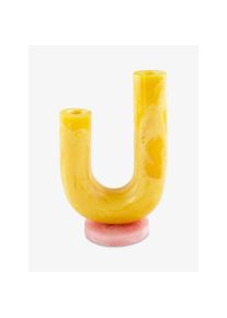 Jonathan Adler Vase Mustique gelb