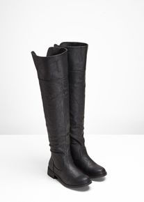 Overknee Stiefel in schwarz, Grösse 39, bonprix