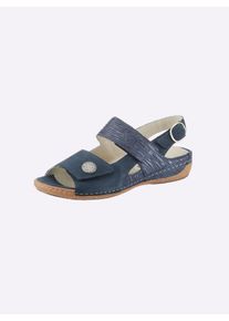 Waldläufer Witt Damen Sandalette von Waldläufer, nachtblau, Größe 4,5, 100% Nubukleder