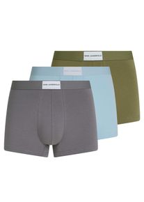 K by KARL LAGERFELD Karl Lagerfeld Boxershorts Herren Gr&ouml;&szlig;e S hellblau / dunkelgrau / oliv