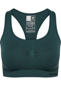 Hummel Sport-BH Damen, tanne / schwarz, Größe S