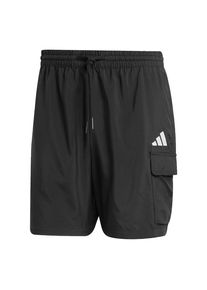 adidas Sportswear Sportshorts 'Essentials' Herren, schwarz / wei&szlig;, Gr&ouml;&szlig;e M