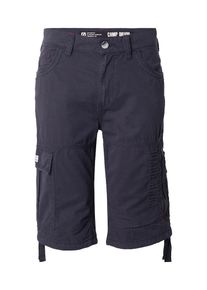 CAMP DAVID, Hommes Pantalon cargo, bleu marine