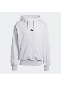 adidas Sportswear, Hommes Sweat de sport 'FEELCOZY', gris clair / noir