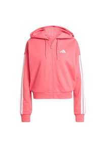 adidas Sportswear Sportsweatjacke 'Essentials' Damen, hellpink / weiß, Größe L