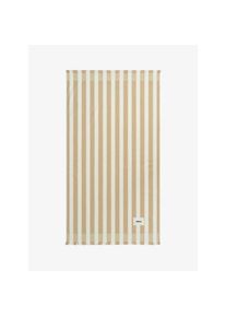 Tekla Strandtuch beige gestreift