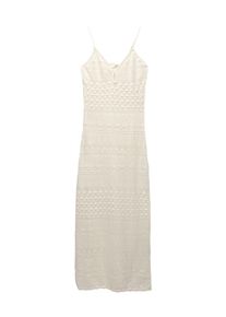 Pull&Bear Pull&Bear Kleid 'VESTIDO' Damen, ecru, Gr&ouml;&szlig;e S