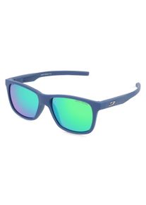 Julbo J58411 ELWOOD | Occhiali da sole unisex| Quadrato | Montatura: Policarbonato blu opaca | Colore del vetro: grigio