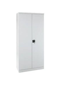 Schubladenschrank ADB, 27 Schubladen, 3 Ablageböden, 2-Punkt-Verriegelung, Stahl, B 800 x T 410 x H 1790 mm, lichtgrau RAL 7035