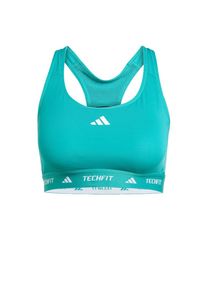 adidas Performance Sport-BH 'TECHFIT' Damen, türkis / weiß, Größe XS