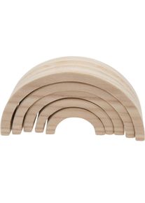 Rico Design Blank in legno arcobaleno, 5 pezzi