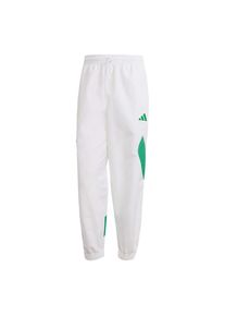 adidas Sportswear, Hommes Pantalon de sport 'Stadium', émeraude / blanc