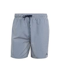 adidas Sportswear, Hommes Shorts de bain 'Seersucker', marine / blanc