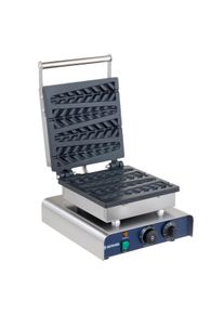 GastroHero Lolly Waffeleisen einfach, Gastro Waffeleisen, Anti-Haft-Beschichtung, 1,55 kW, Signalleuchte