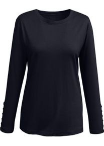 Damen Langarmshirt schwarz
