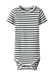 name it, Garçons Barboteuse / body 'NBNBani', marine / blanc