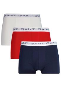 Gant, Hommes Boxers, bleu fonc&eacute; / rouge vif / blanc