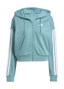 adidas Sportswear, Femmes Veste de survêtement 'Essentials', turquoise / blanc