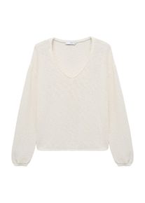 Mango Pullover Damen Gr&ouml;&szlig;e XL wei&szlig;