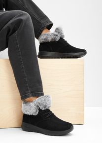 Skechers Schnür Boot in schwarz, Grösse 36, Skechers