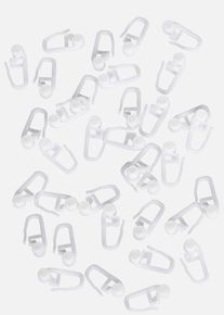 Gardinenröllchen (50er Pack) in weiss | 0,8 cm | bonprix