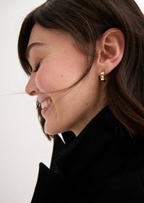 Ohrringset (14-tlg.Set) in goldfarben/türkis, Grösse Onesize, bonprix