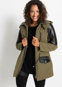 Parka in grün, Grösse 52, bonprix