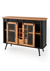 Sideboard in schwarz | 78x105 cm | bonprix