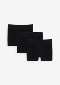 Seamless Boxershorts eng (3er Pack) in schwarz, Grösse 2 (S), bonprix