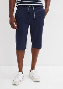 Jersey-Longshorts aus reiner Bio-Baumwolle (2er Pack) in blau, Gr&ouml;sse 56/58 (XL), 100% Baumwolle, bonprix