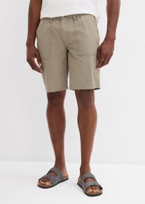 Bermuda mit Komfortbund Regular Fit in grau, Grösse 58, 100% Baumwolle, bonprix