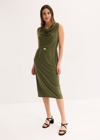 Shirtkleid mit Gürtel (2-tlg. Set) in grün, Grösse 48/50 (XL), bonprix