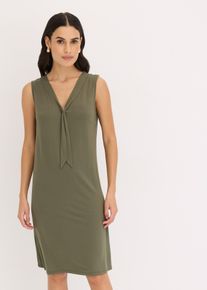 Shirtkleid mit Schluppe in gr&uuml;n, Gr&ouml;sse 40/42 (M), bonprix