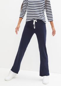 Jersey-Hose aus Baumwolle mit Stretch in blau, Grösse 32/34 (XS), 95% Baumwolle, bonprix