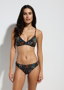 Bikini (2-tlg.Set) mit Hipster Bikinihose in schwarz, Grösse 44, bonprix