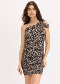 Figurbetontes Minikleid in braun, Grösse 36/38 (S), bonprix