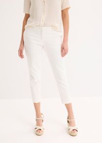 7/8-Business-Hose in weiss, Grösse 48, bonprix