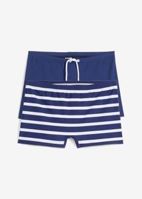 Badeshorts (2er Pack) in blau, Grösse 128/134, bonprix