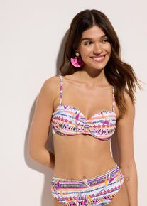 Balconette-Bikinioberteil in weiss, Grösse 40B (80), bonprix