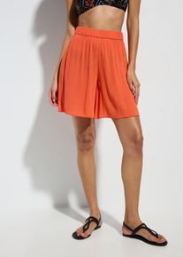 Strandshorts aus fließender Viskose in orange, Grösse 54, bonprix