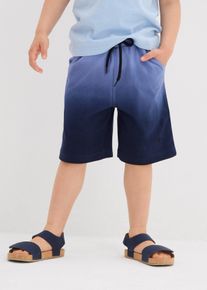 Sweat-Bermuda aus reiner Baumwolle (2er Pack) in blau, Grösse 92/98, 100% Baumwolle, bonprix