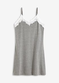 Spaghetti Nachthemd in grau | Grösse 52/54 (XXL) | bonprix