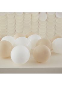 Ginger Ray Palloncini in eco lattice nudi e bianchi 40 pezzi