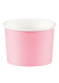 8 Eisbecher Rosa 6,4 x 8,8cm