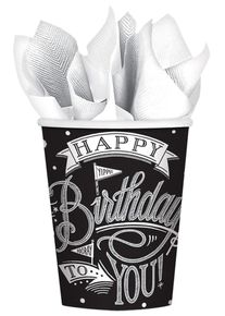 Amscan 18 Retro Mug Birthday to you 266ml